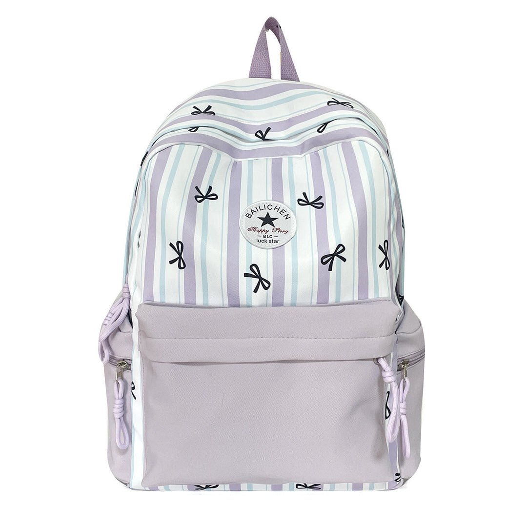 Modern Striped Backpack