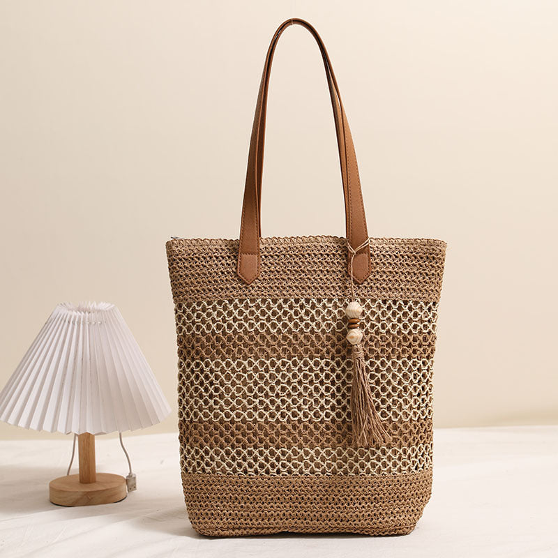 Braided Tote Bag Made From Natural Materials Kalsten