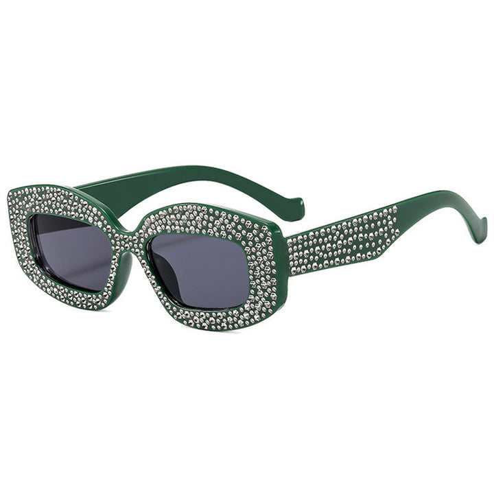 Women striking sunglasses with glamorous rhinestones Kalsten