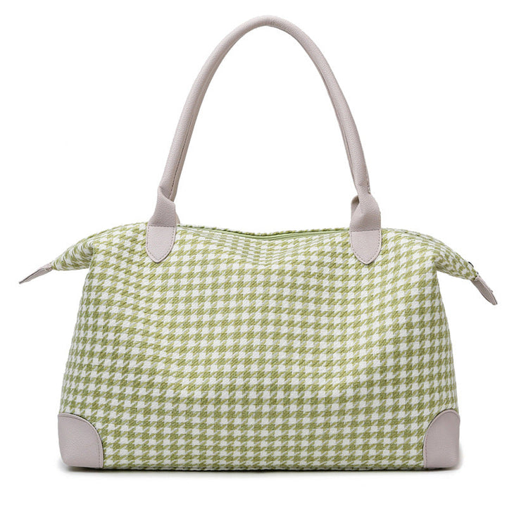 Fashionable handbag in timeless houndstooth pattern Kalsten