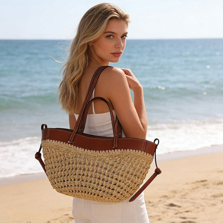 Handmade straw bag Kalsten