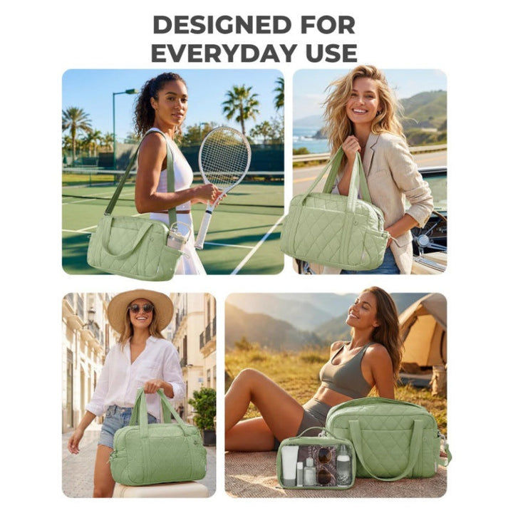 Cosmetic Travel Bag with Transparent Organizer Kalsten
