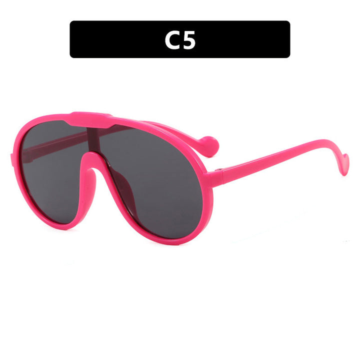 Ladies fashionable sports sunglasses in unique design with UV protection and flexible temples Kalsten