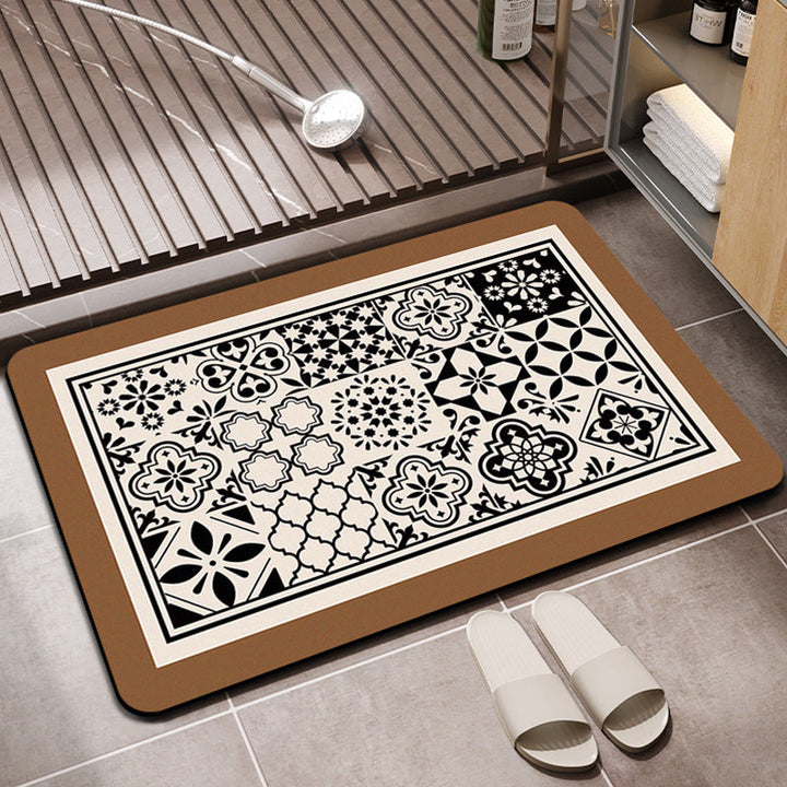 Floral Print Comfort Mat