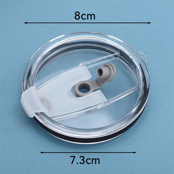 Spillproof Replacement Insulated Tumbler Lid With Silicone Gasket Flip Drinking Cover