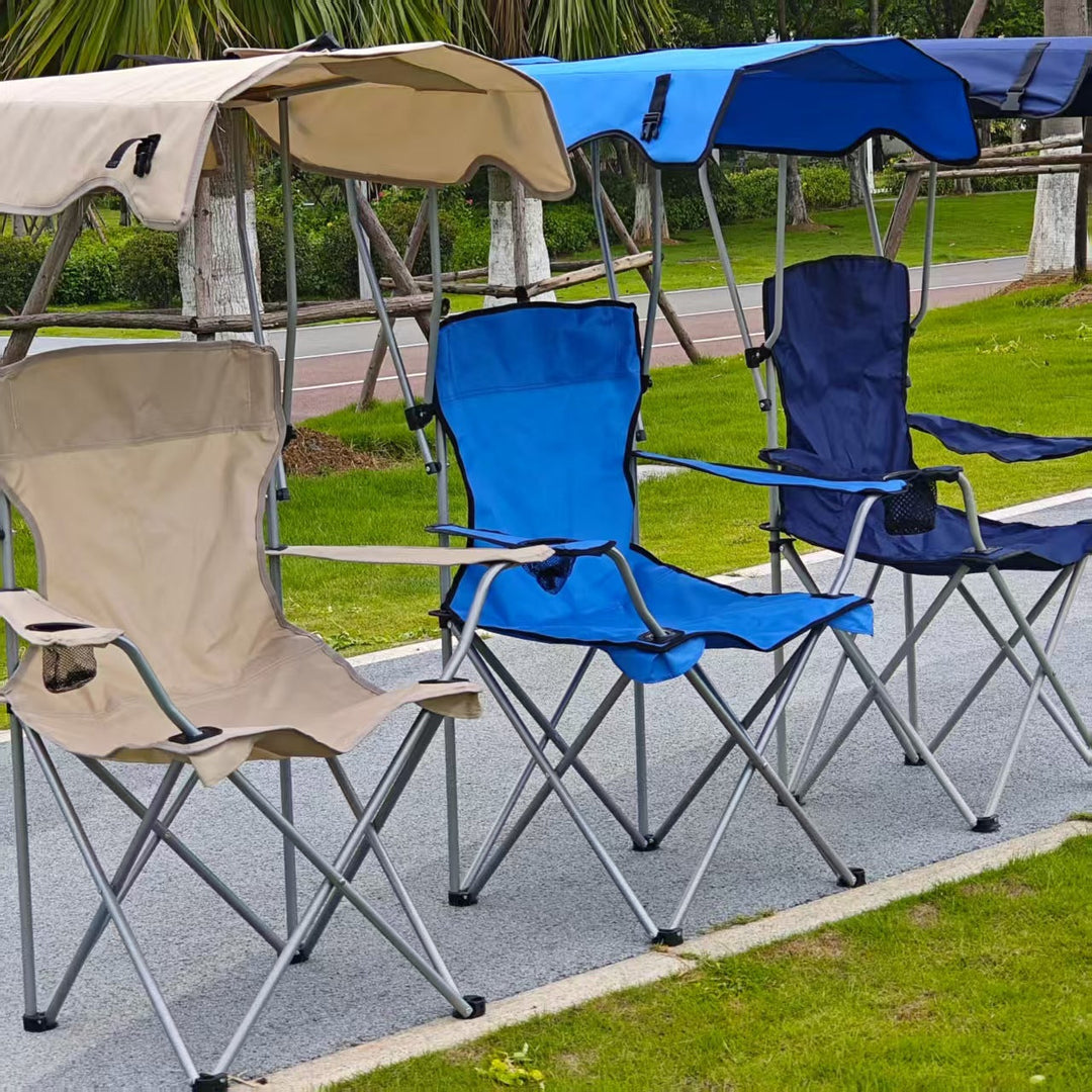 Women Foldable Sun Chair with Canopy Kalsten