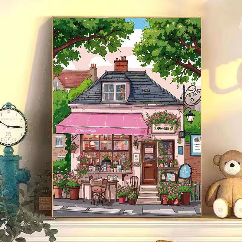 Urban Café Landscape Wall Art Kalsten