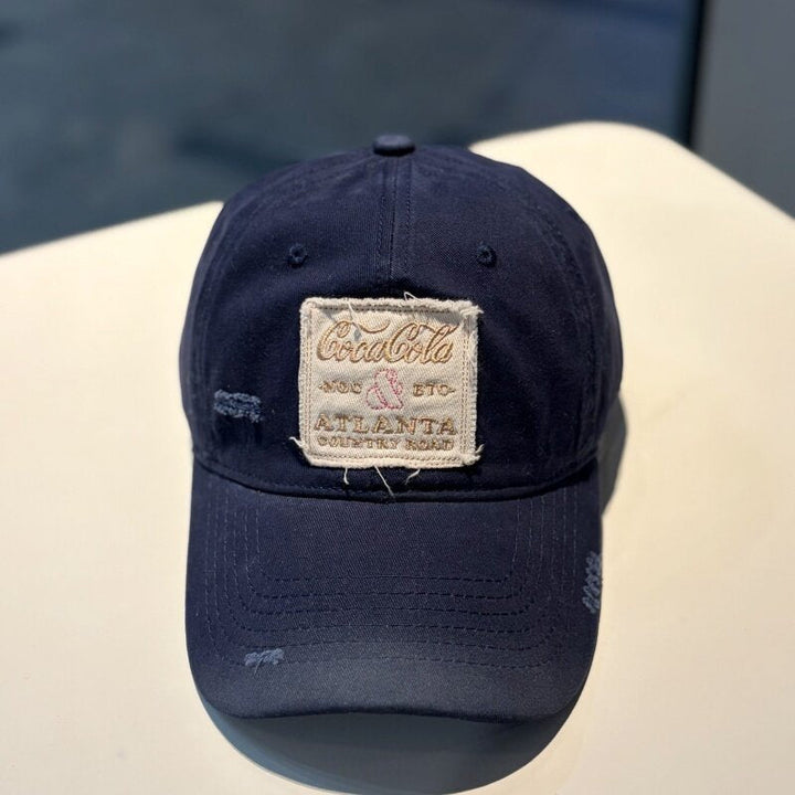 Unisex Vintage-Inspired Distressed Cap Kalsten