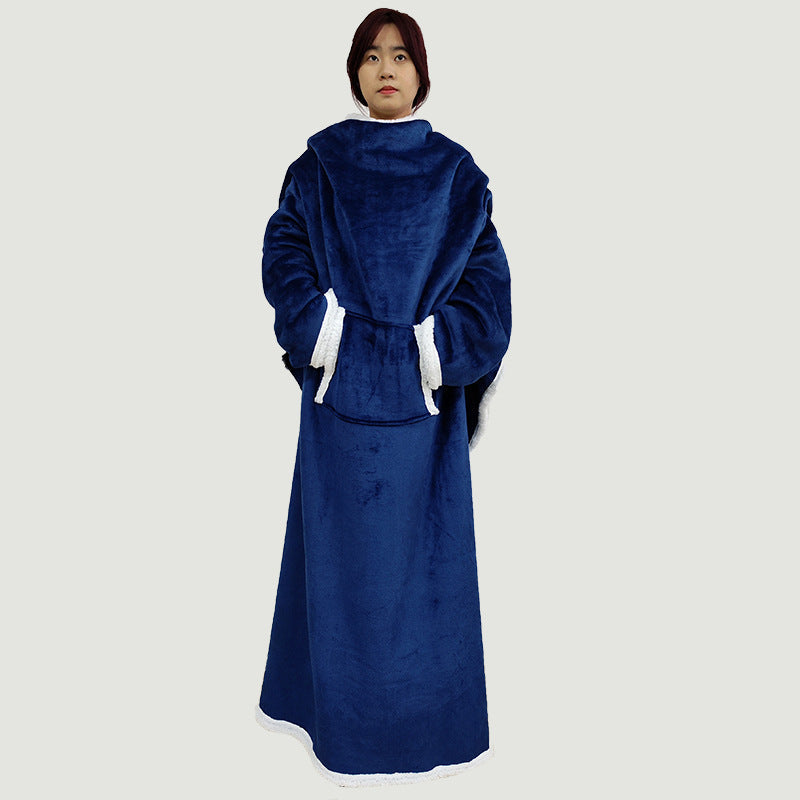 Women Cozy Oversized Poncho made of soft fleece Kalsten