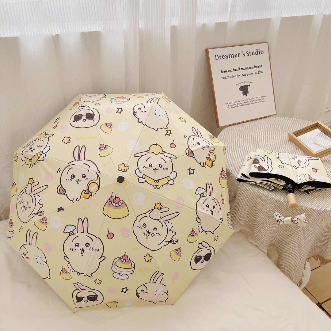 Women's Folding Umbrella with Playful Animal Design Kalsten