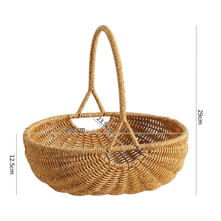 Handwoven Artisan Market Basket Kalsten