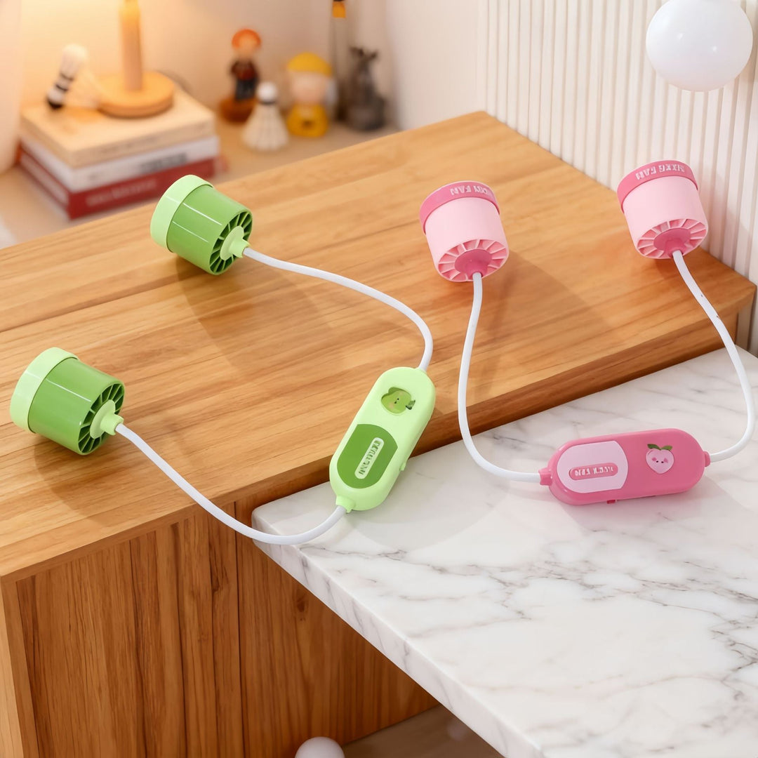 Women Portable Neck Fan with Flexible Design and Powerful Air Circulation Kalsten