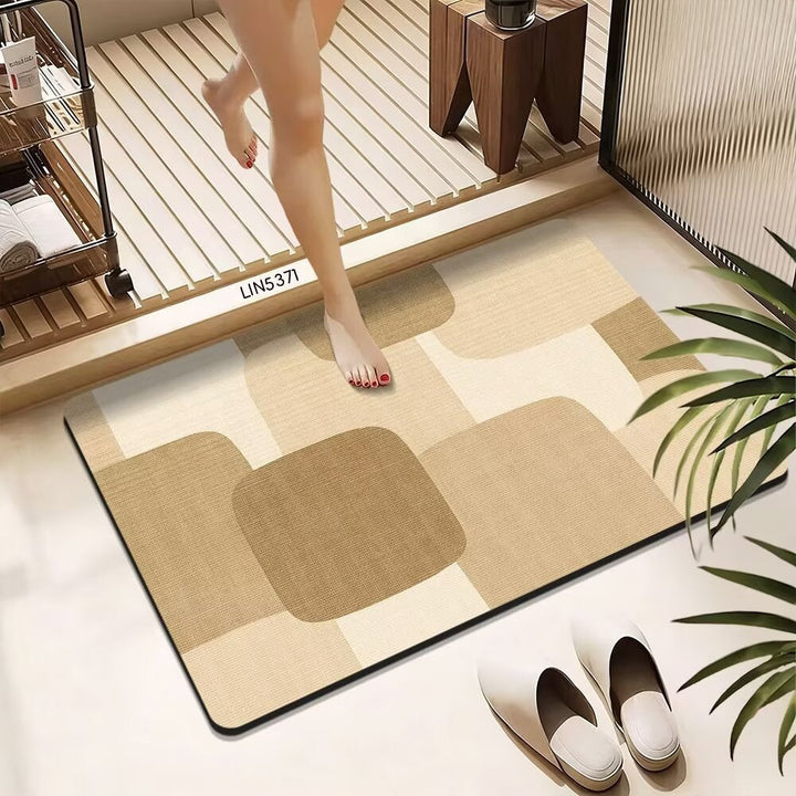 Abstract Geometric Bath Mat Kalsten