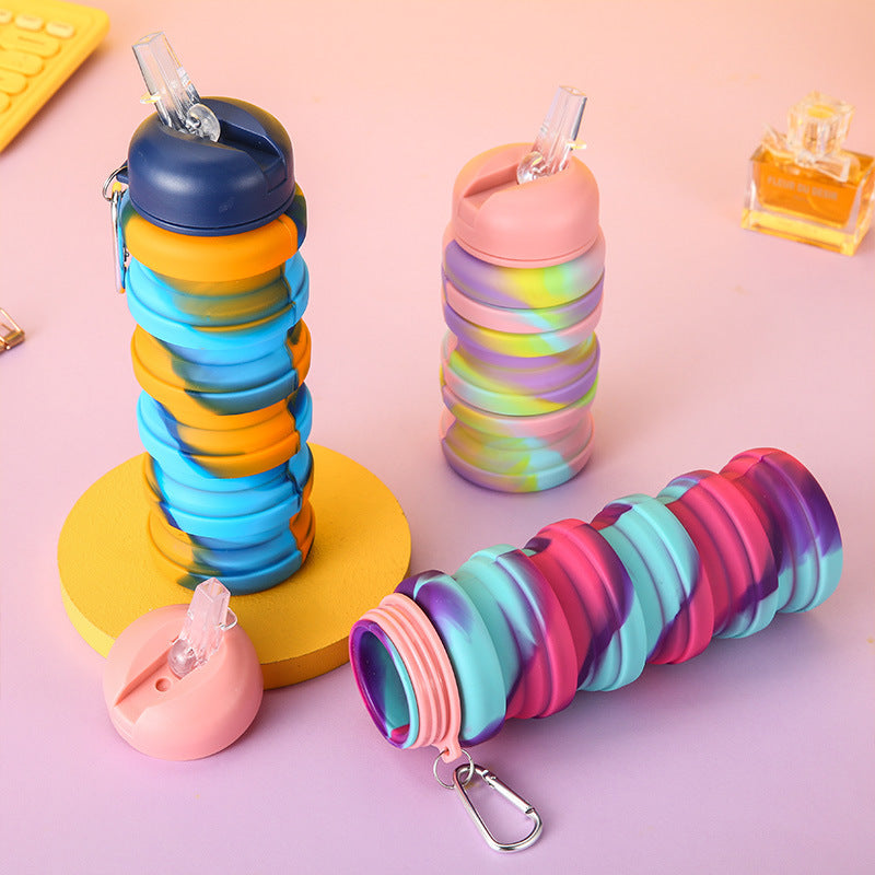 Women collapsible silicone water bottle Kalsten
