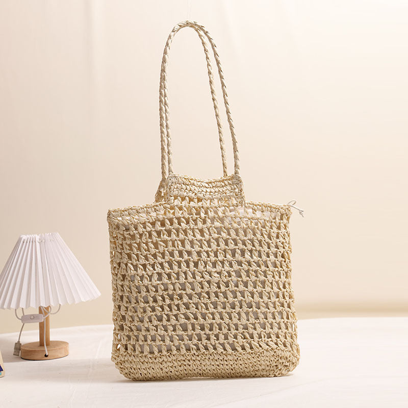 Handmade net tote bag made of natural material Kalsten
