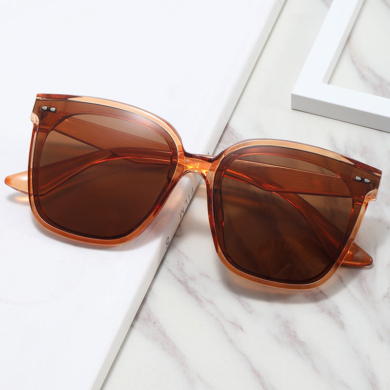 Ladies square sunglasses with mirrored gradient Kalsten