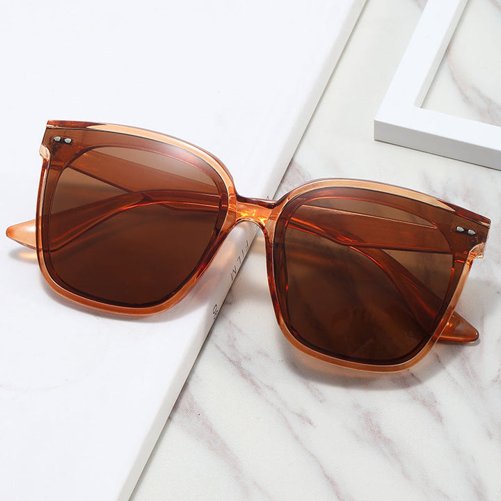 Ladies square sunglasses with mirrored gradient Kalsten