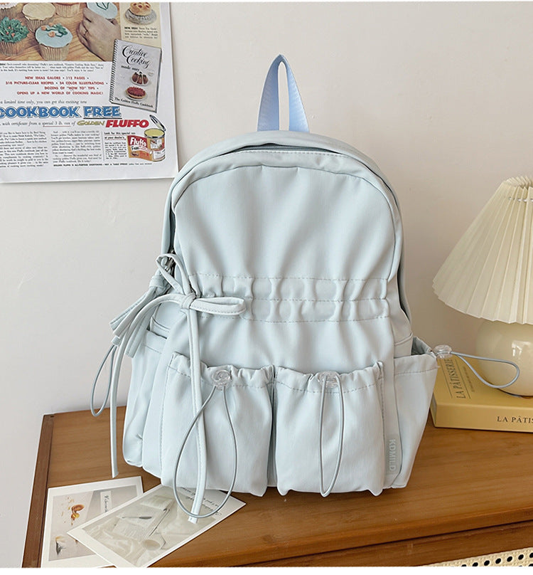 Functional Drawstring Utility School Backpack