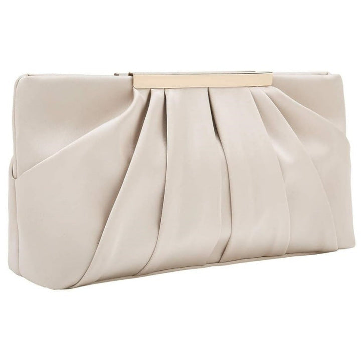 Elegant Clutch with Refined Pleat Details Kalsten