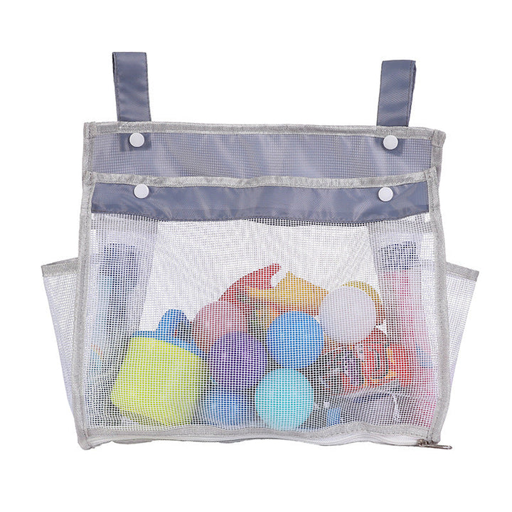 Mesh storage bag with multiple compartments Kalsten