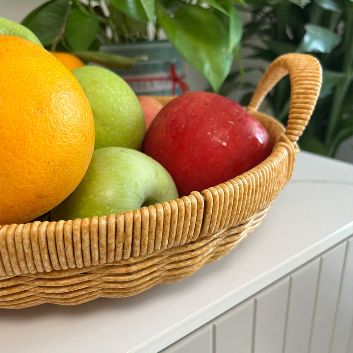 Women Oval Basket with Handles Kalsten