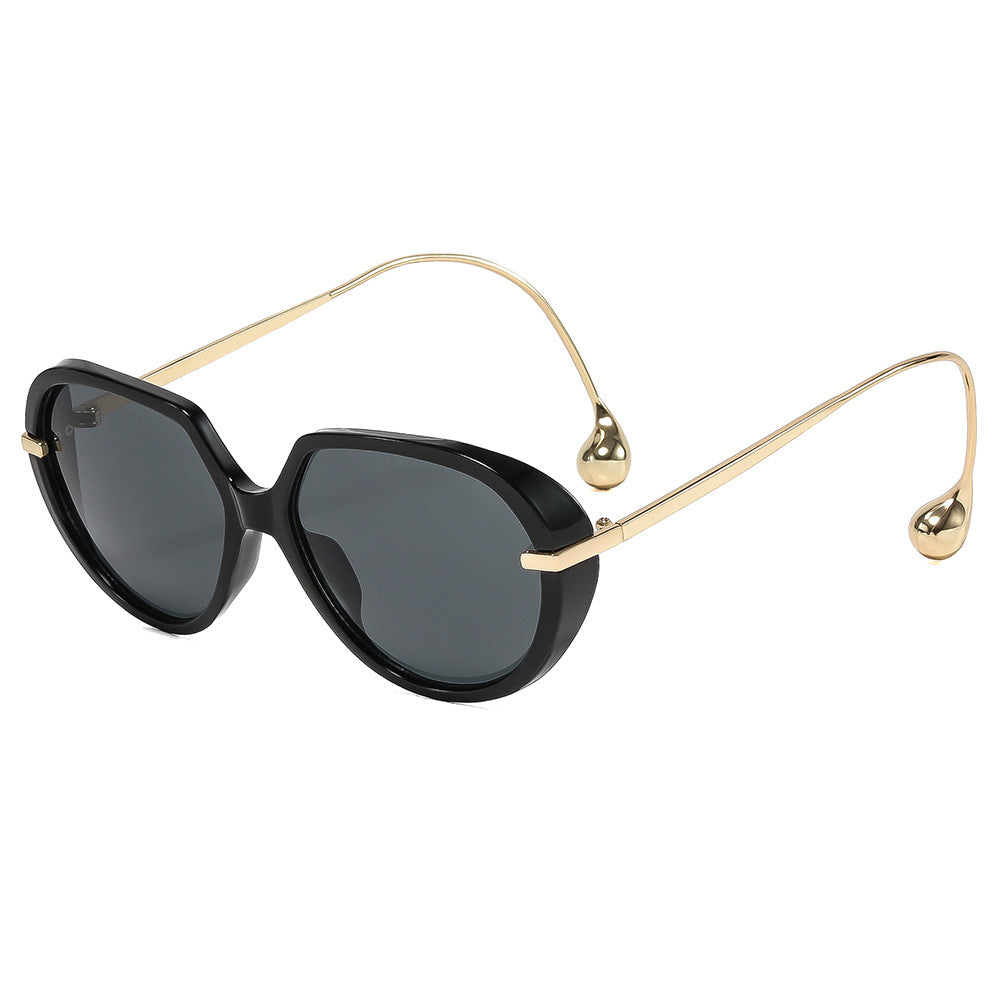 Women's Cat-Eye Sunglasses with Golden Accents and Stylish Frame Kalsten