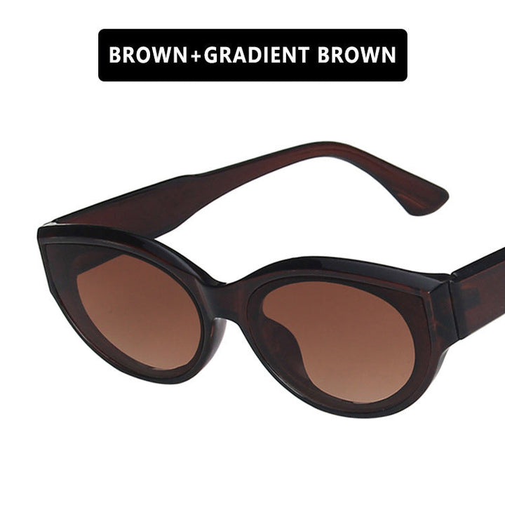 Women Cat-Eye Sunglasses with stylish leopard pattern and UV protection Kalsten
