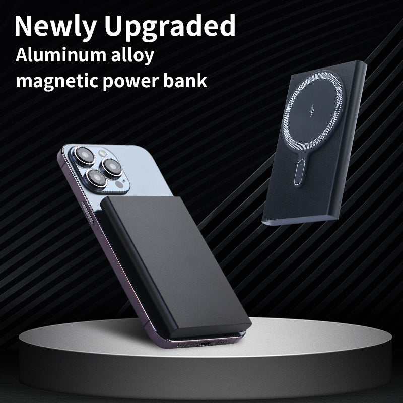 Portable Magnetic Power Bank with Fast Inductive Charger Kalsten