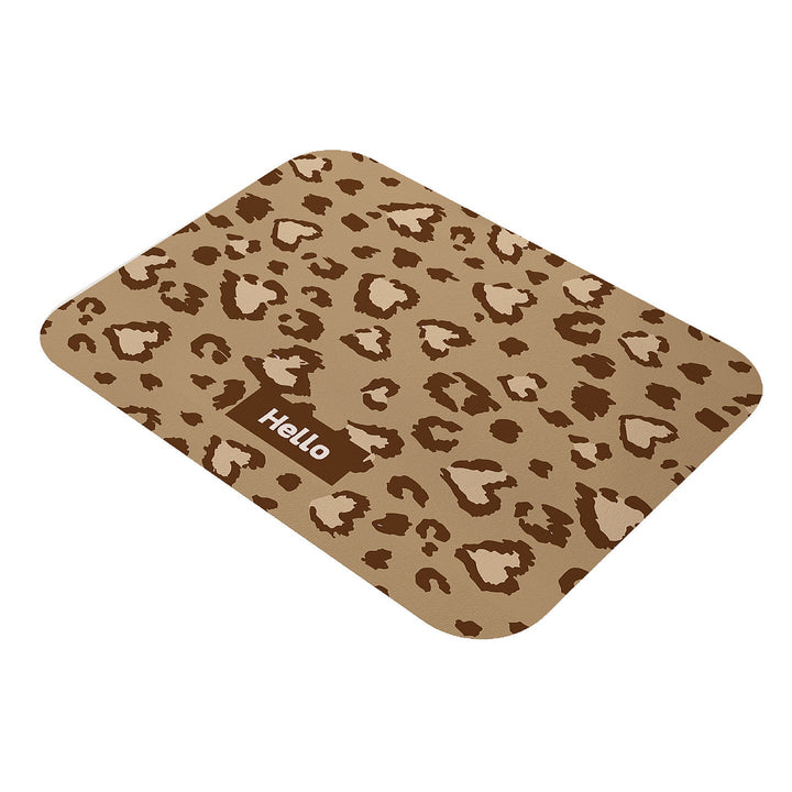 Stylish Animal Print Kitchen Mat