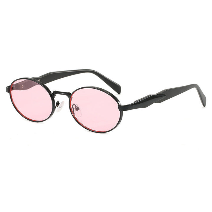 Women's designer sunglasses with high-quality round frame and protective UV filter Kalsten