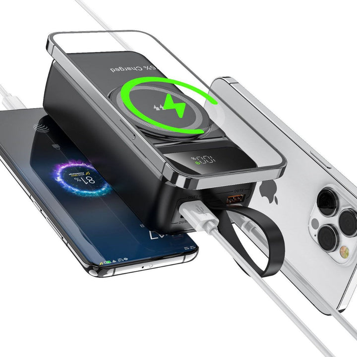 Portable Wireless Powerbank with Intelligent Charging Management and Digital Display Kalsten