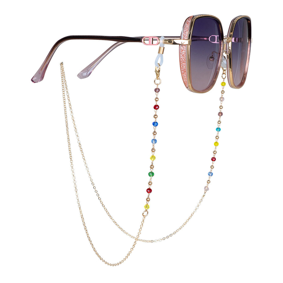 Colorful Crystal Decorative Eyewear Chain Kalsten