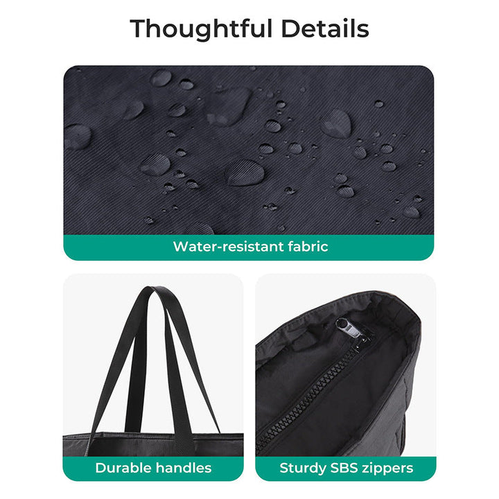 Spacious tote bag with side pockets Kalsten