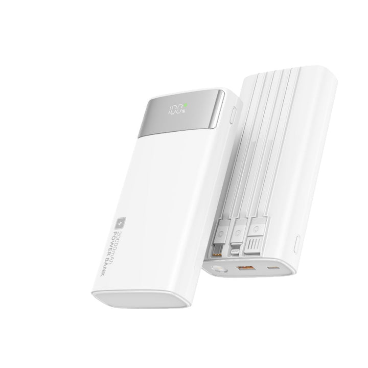 Portable power bank with slim design and digital display Kalsten