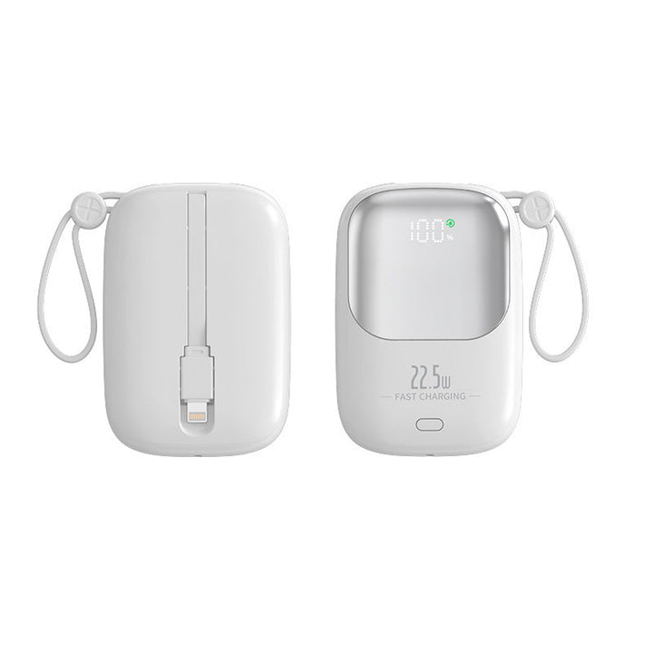 Portable Power Bank with Digital Charging Display and Integrated Charging Cable Kalsten