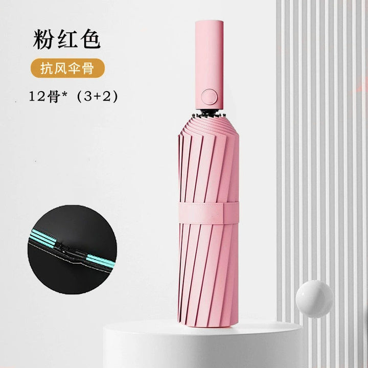 Women‘s Folding Umbrella with Innovative Wind Protection System Kalsten