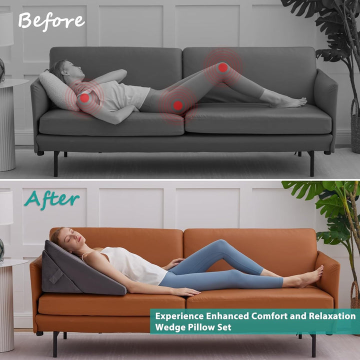 Adjustable Bed Wedge Pillow