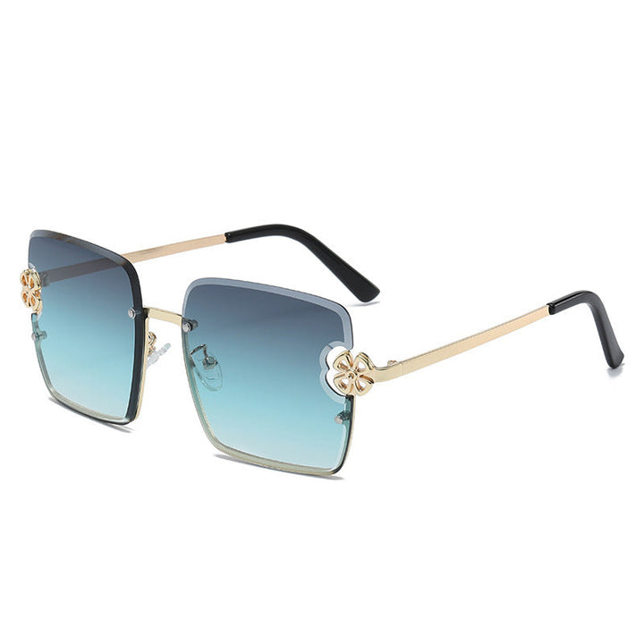Women square sunglasses with floral design Kalsten