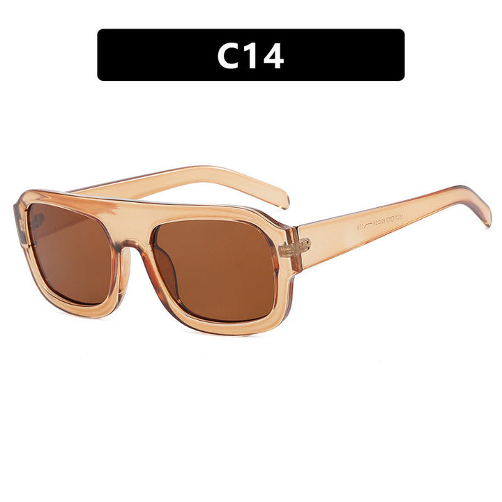 Women's oversized sunglasses with distinctive rectangular frame Kalsten