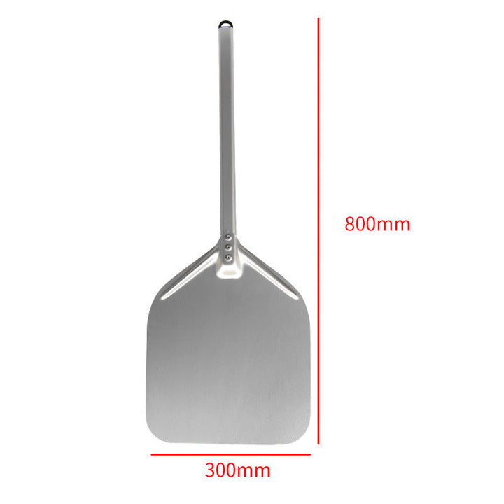 extra-long wooden handled aluminum pizza peel with flat square paddle Kalsten