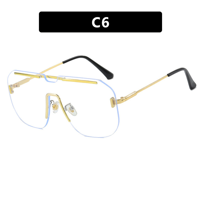 Women's geometric sunglasses with stylish metal frame and UV protection Kalsten