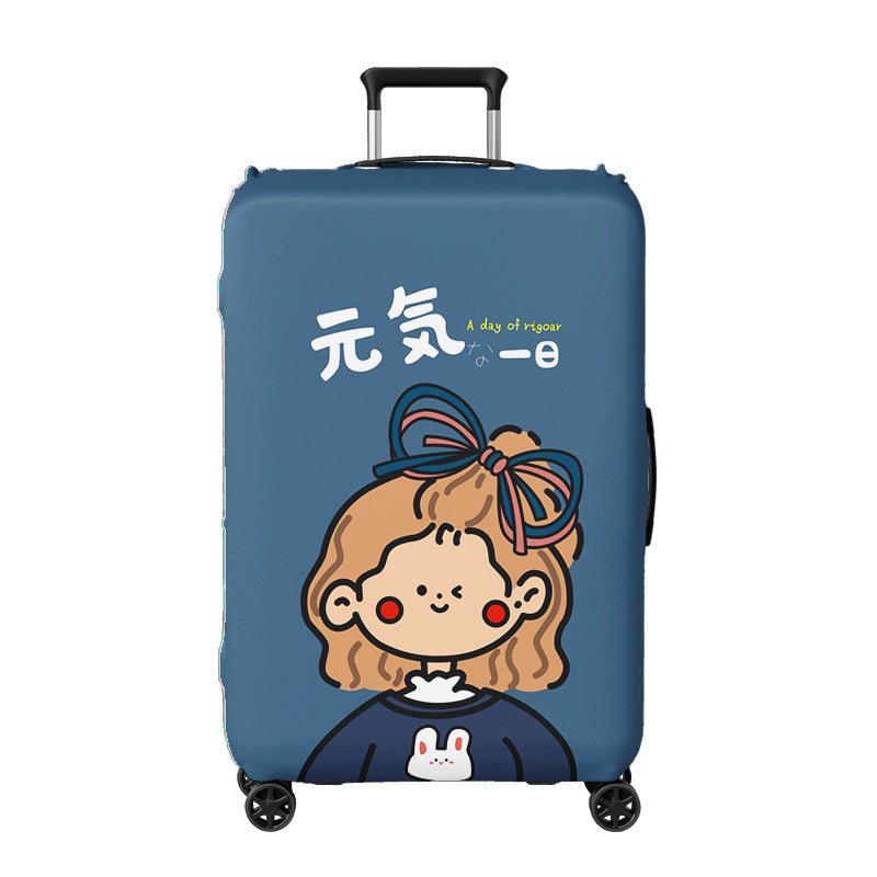 Ladies suitcase cover with creative illustration design Kalsten