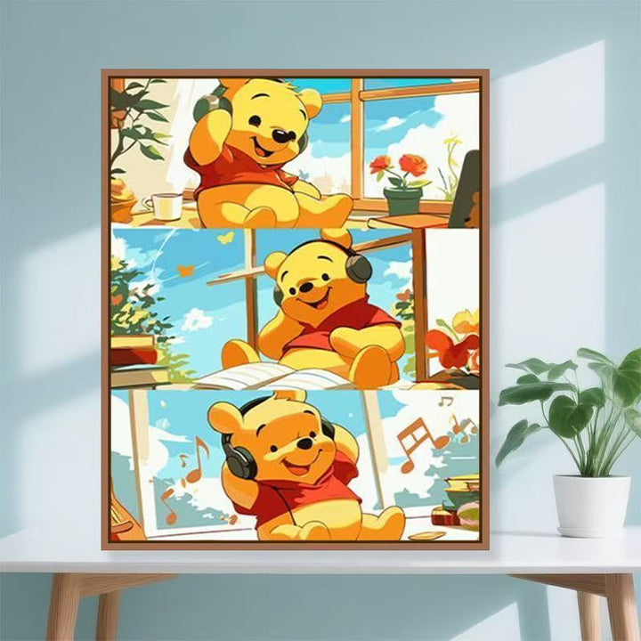 Whimsical Cartoon Bear Art Print Kalsten