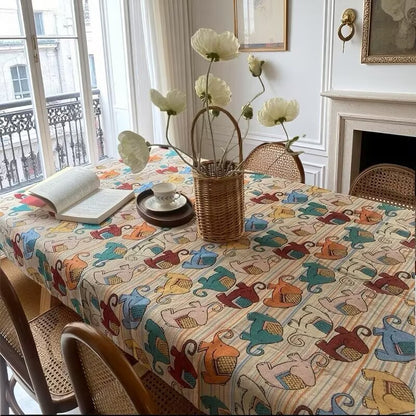 Decorative Animal-Themed Tablecloth