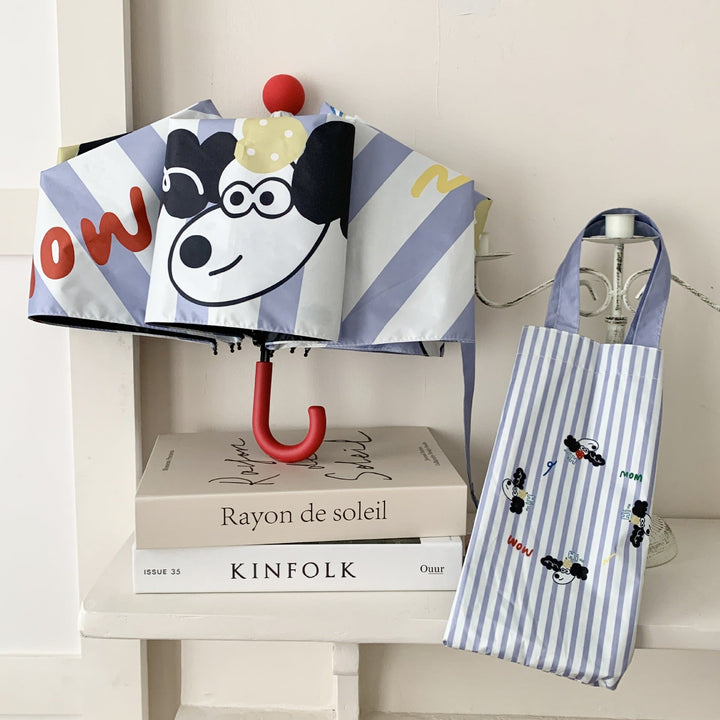 Ladies creative foldable umbrella with playful animal design Kalsten