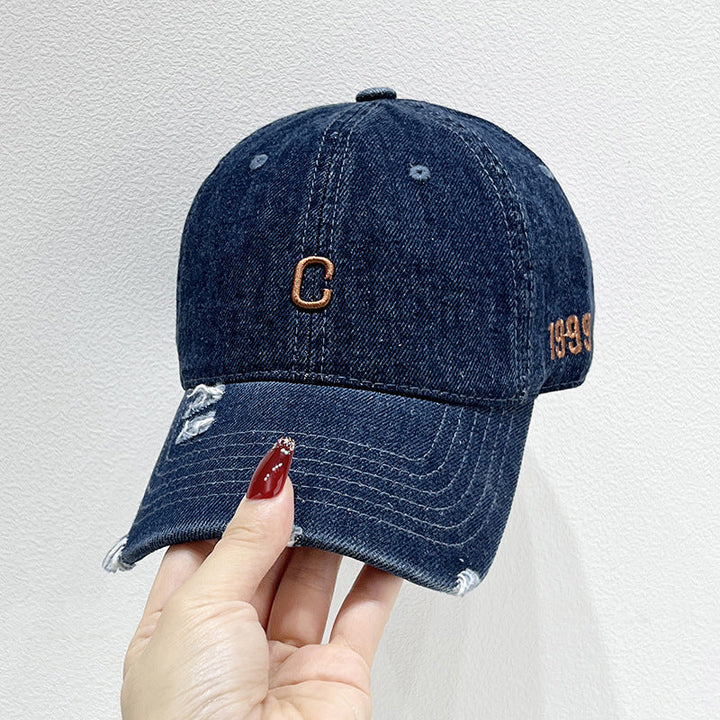 Women's Distressed Denim Baseball Cap Kalsten 1784270579