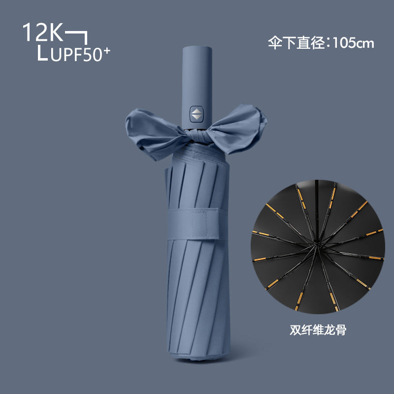 Women's compact and wind-resistant umbrella with UV protection technology Kalsten