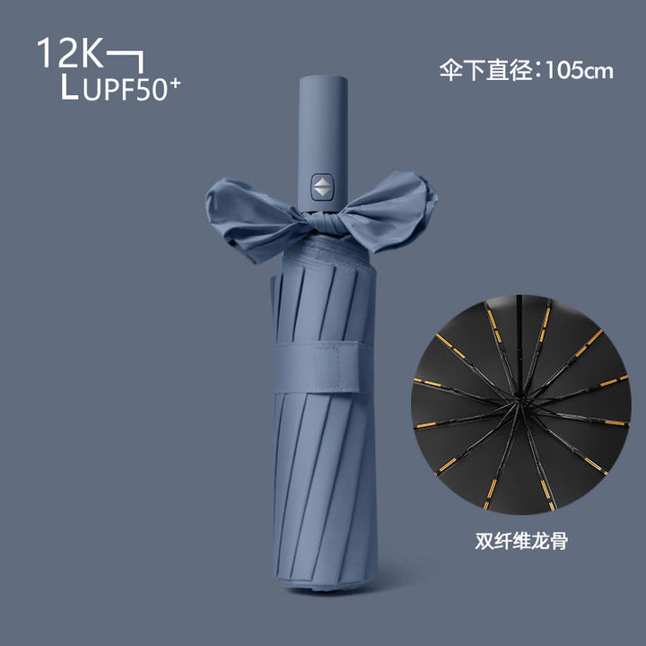Women's compact and wind-resistant umbrella with UV protection technology Kalsten