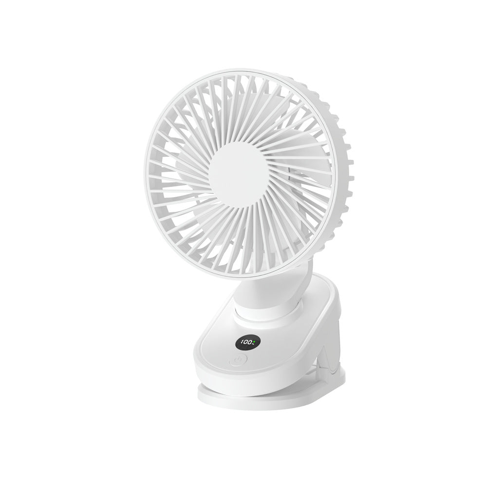 Unisex Portable Adjustable Desk Fan with Smart LED Display Kalsten