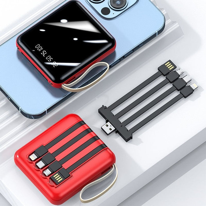 Compact power bank with integrated multi-port and digital display Kalsten